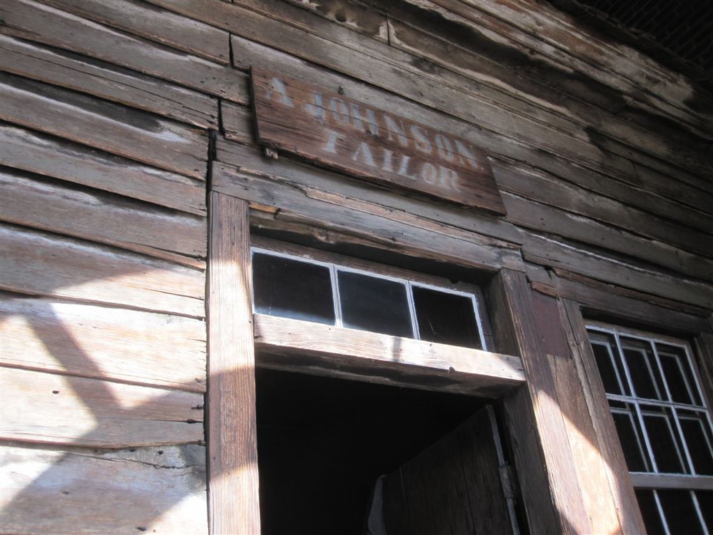 Andrew Johnson tailor shop in Tennessee