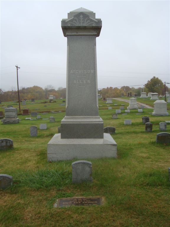 David Rice Atchison gravesite