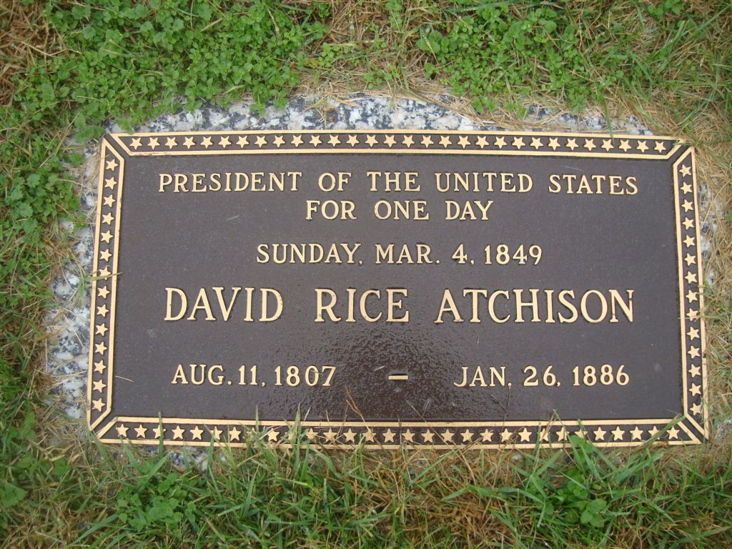 David Rice Atchison grave