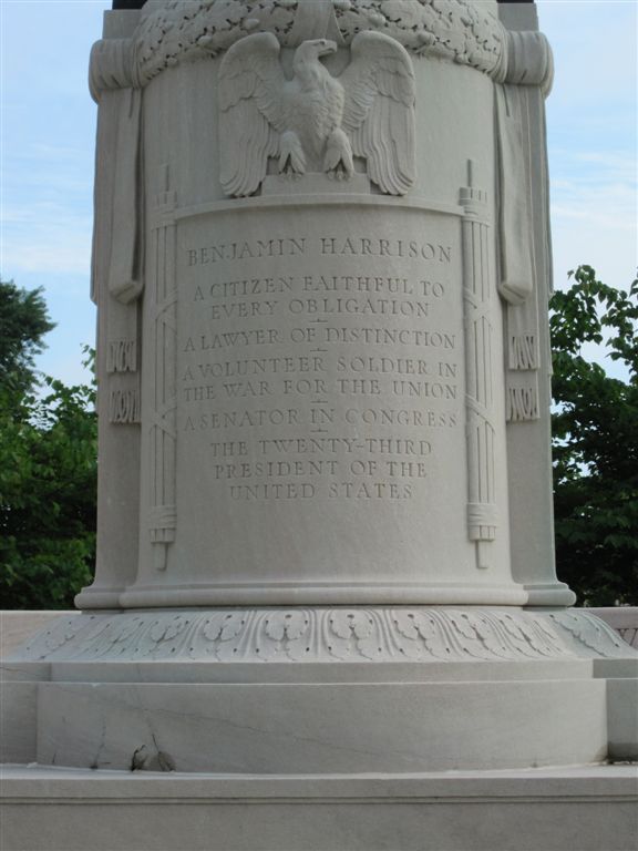 Benjamin Harrison statue in Indianapolis