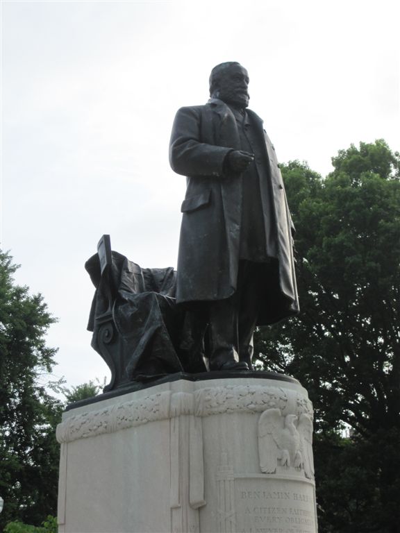 Benjamin Harrison statue in Indianapolis