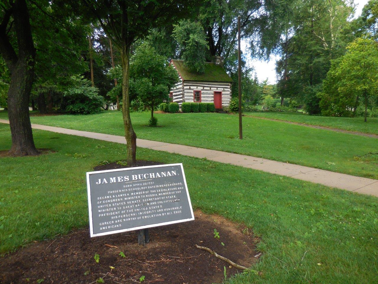James Buchanan cabin in Mercersburg, Pennsylvania