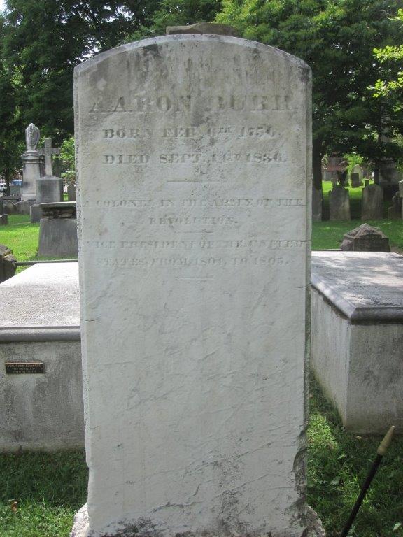 Aaron Burr Gravesite 