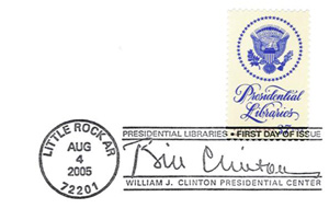 Clinton Library Stamp