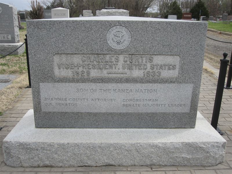 Vice President Charles Curtis gravesite 