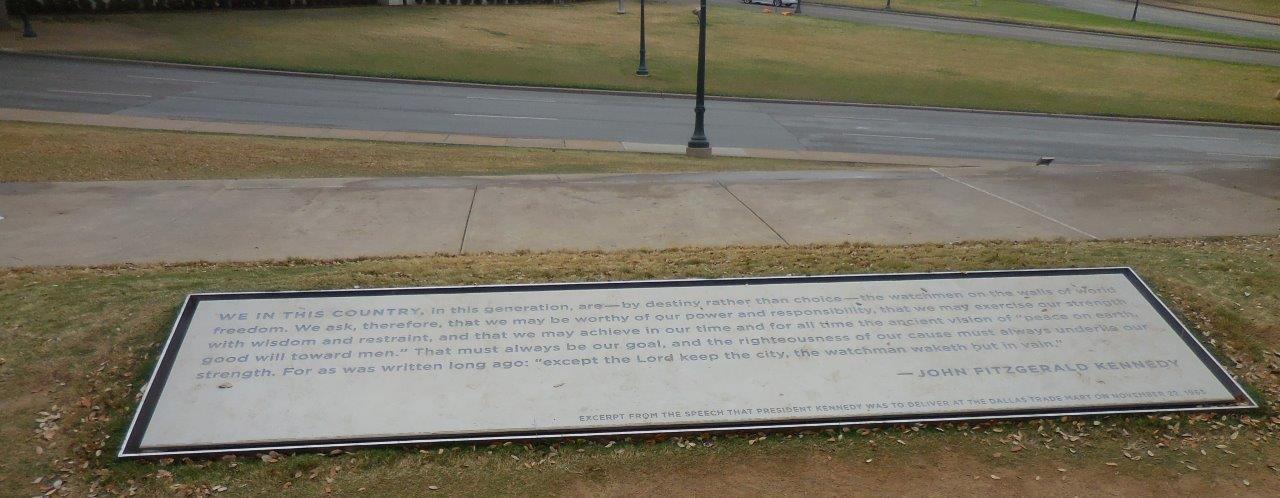 Dealey Plaza monument