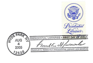 F.D. Roosevelt Library Stamp