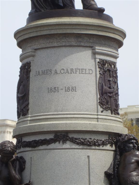 James Garfield statue at the US Capitol