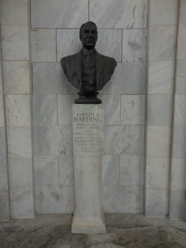 Warren Harding Bust in Niles, Ohio