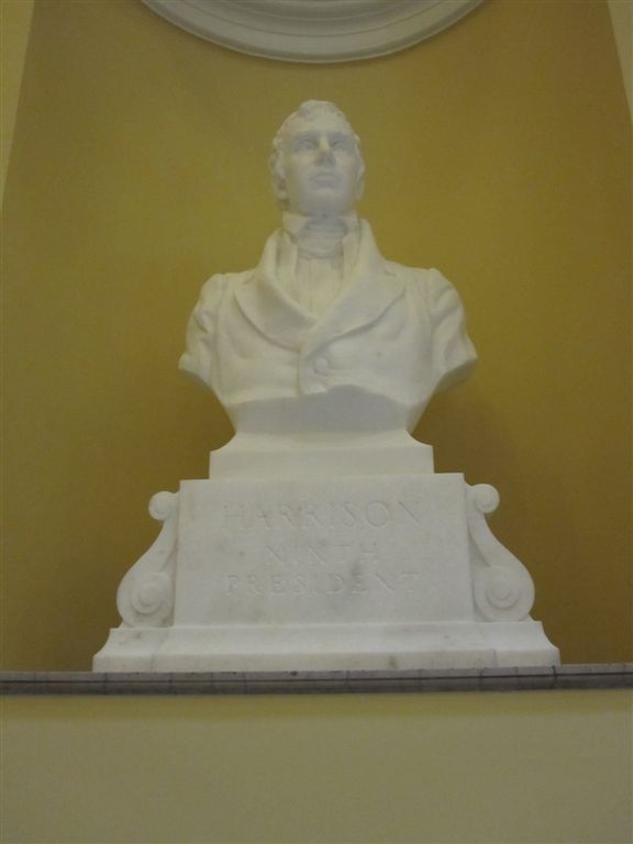 Harrison Bust at the Virginia State Capitol