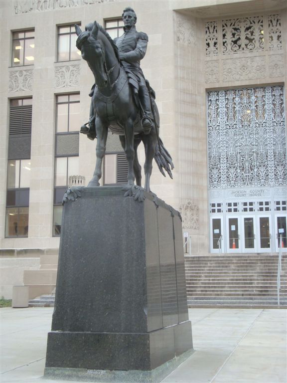 Andrew Jackson statue in Kansas City