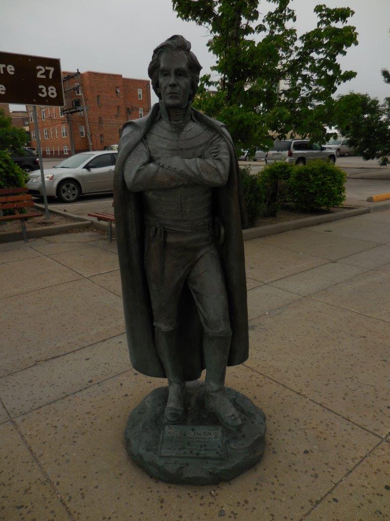 Andrew Jackson statue in Rapid City, South Dakota