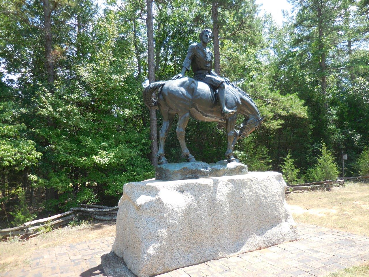 Andrew Jackson statue at Andrew Jackson State Park in Lancaster County, South Carolina