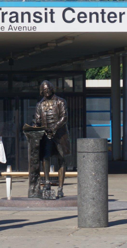 Thomas Jefferson statue in Chicago