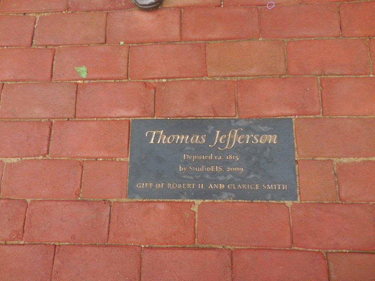 Thomas Jefferson Statue at Monticello