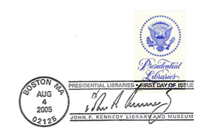 Kennedy Library Stamp
