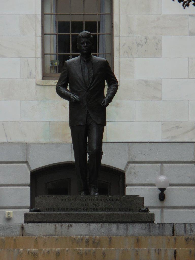 John F. Kennedy statue at Massachusetts State House