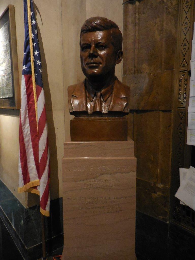 John F. Kennedy bust