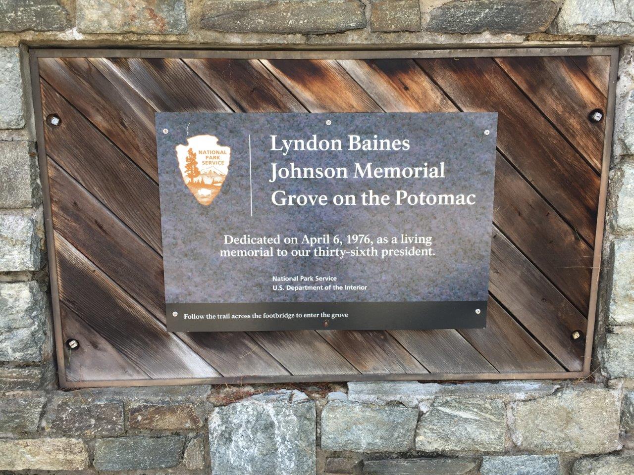 Lyndon Johnson memorial grove