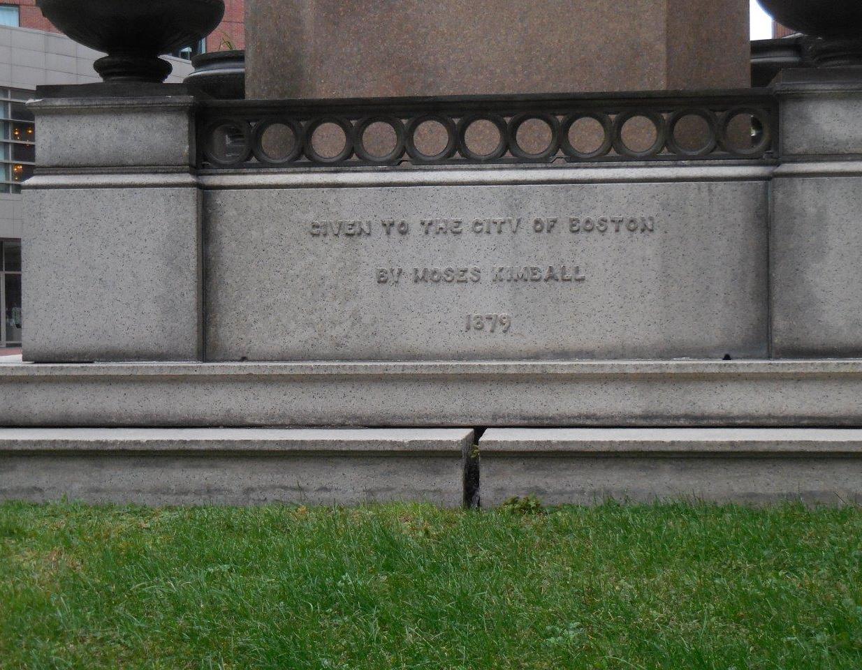 Abraham Lincoln statue in Boston