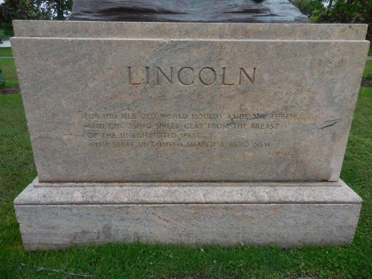Abraham Lincoln statue in Buffalo