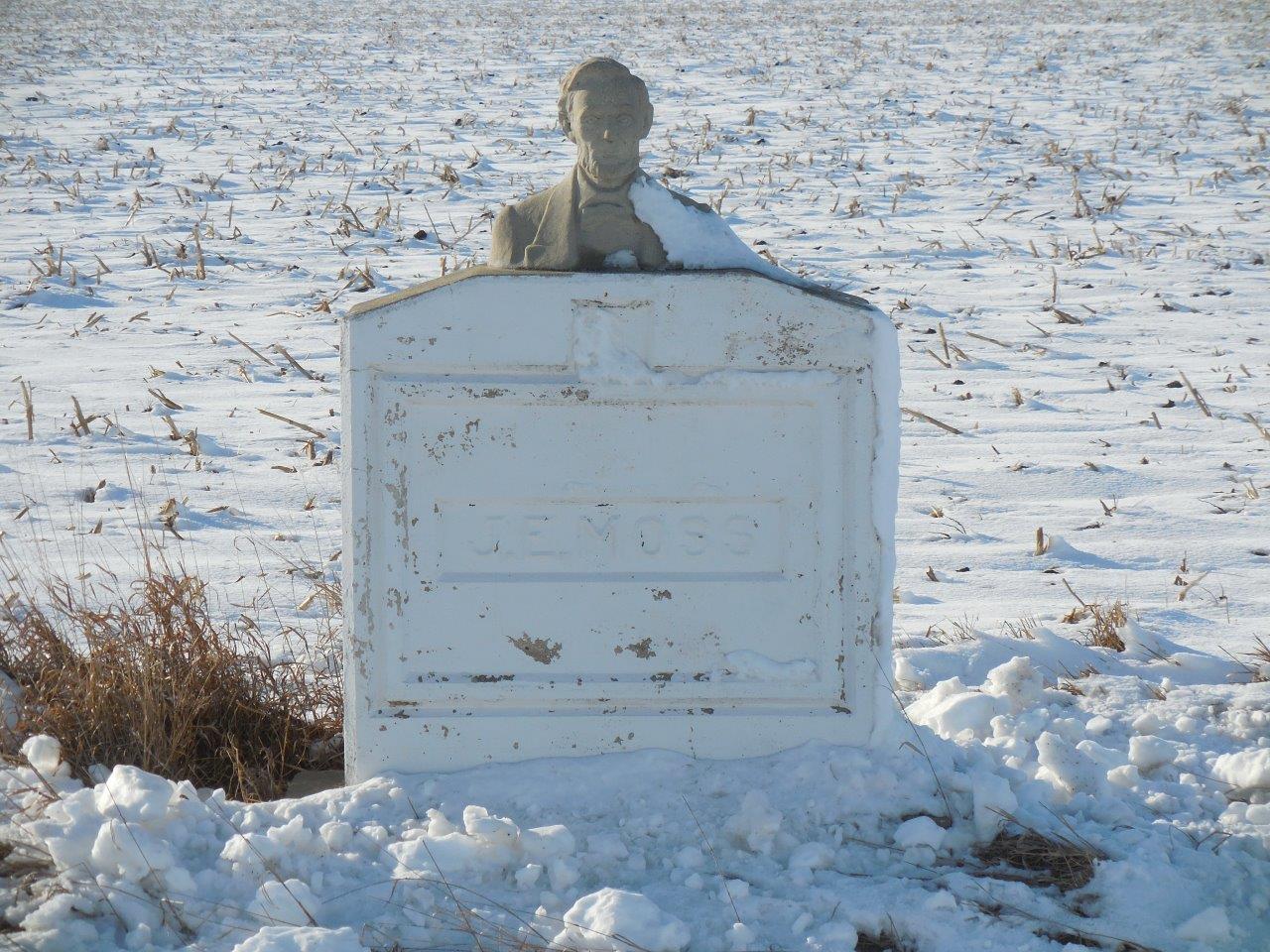 Abraham Lincoln bust in Scranton, Iowa