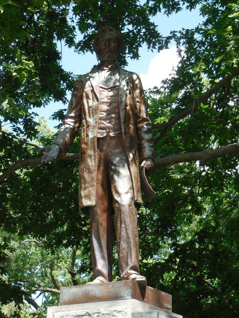 Abraham Lincoln Statue in Fremont, Nebraska