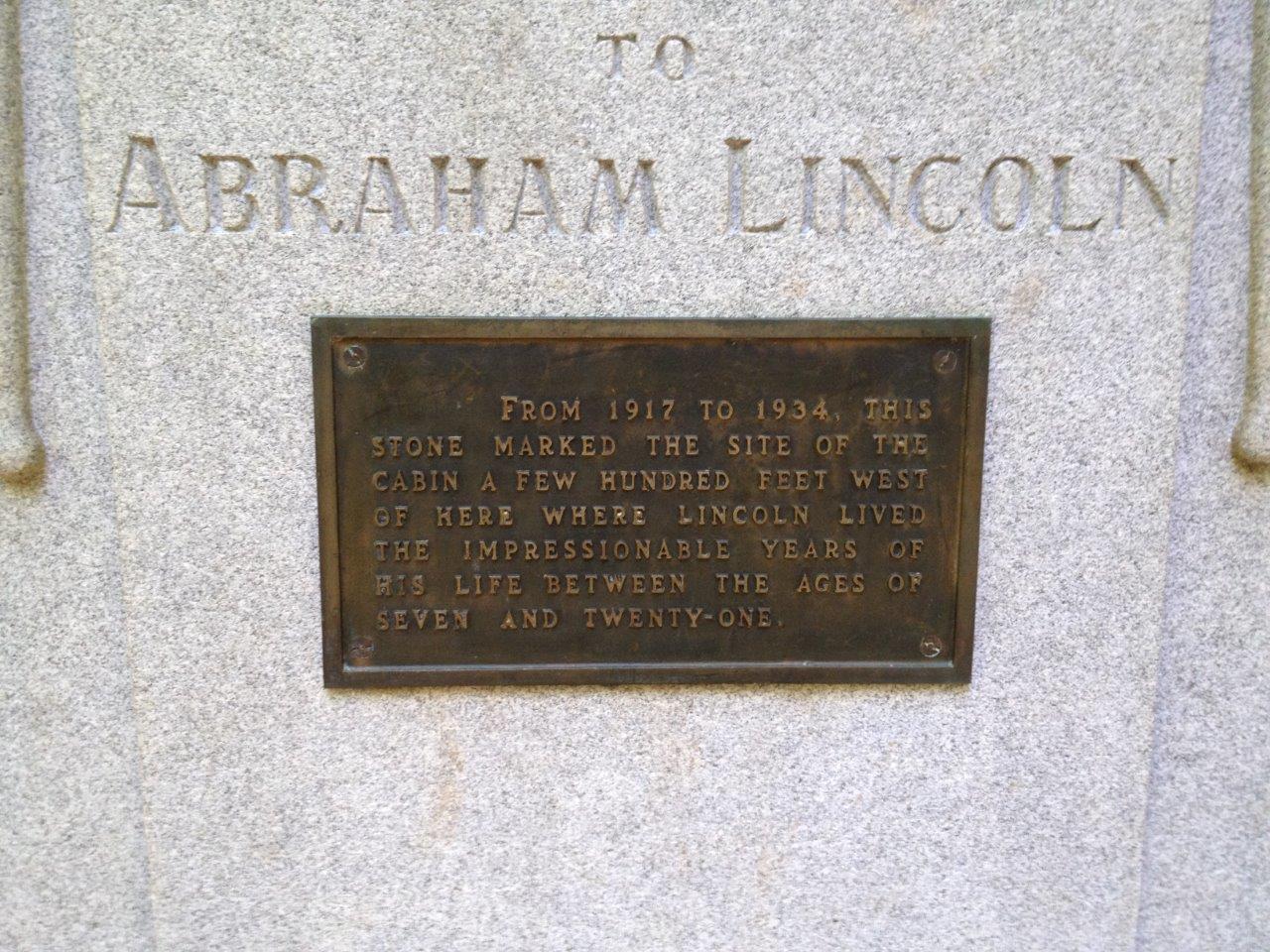 Abraham Lincoln boyhood home in Indiana