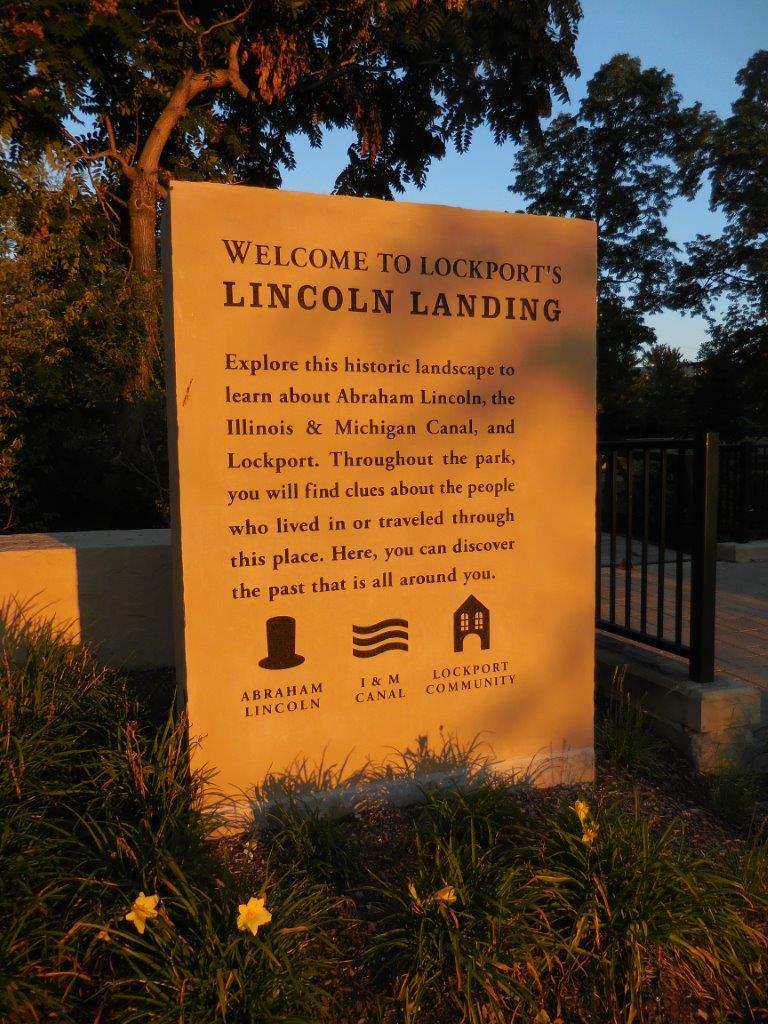 Abraham Lincoln Statue in Lockport, Illinois