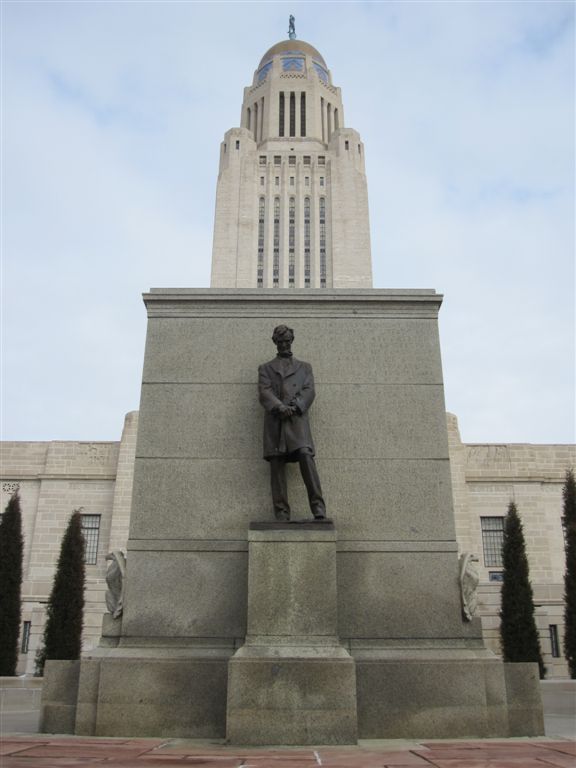 Lincoln Statue at the Nebraska State Capitol