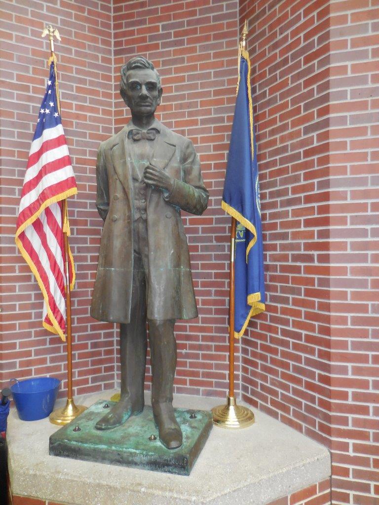 Abraham Lincoln Statue in Omaha, Nebraska