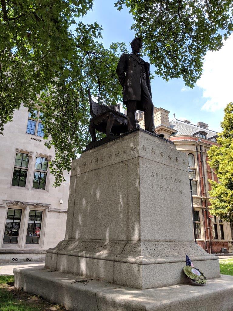 Abraham Lincoln statue in London