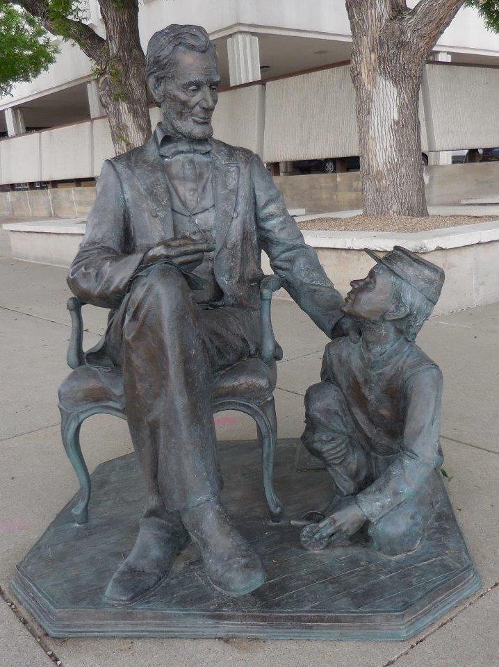 Abraham Lincoln statue in Rapid City, South Dakota