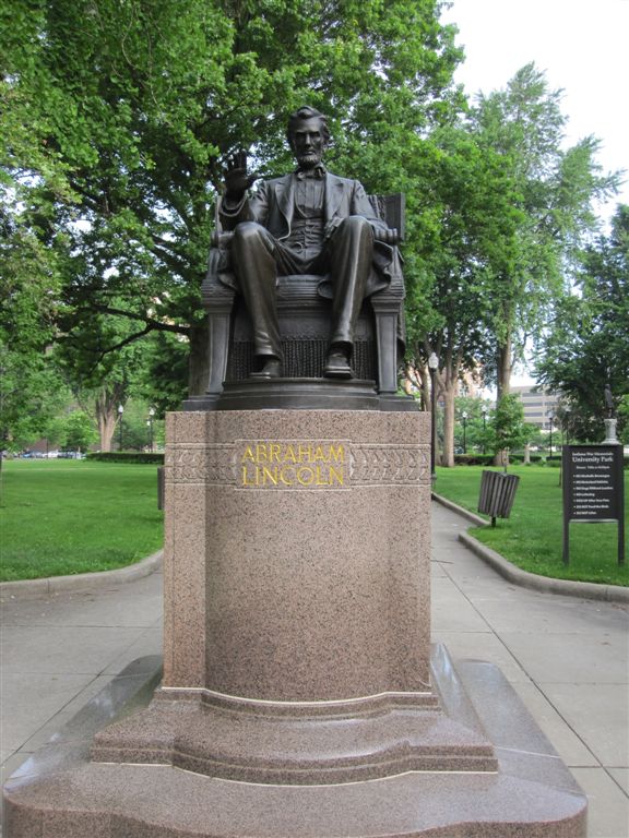 Lincoln statue Indianapolis
