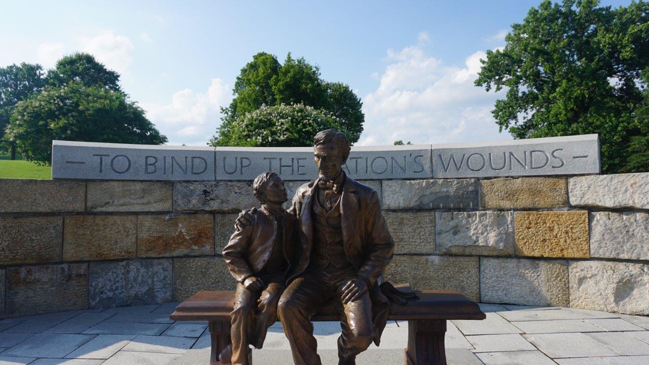 Abraham Lincoln statue in Richmond, Virginia