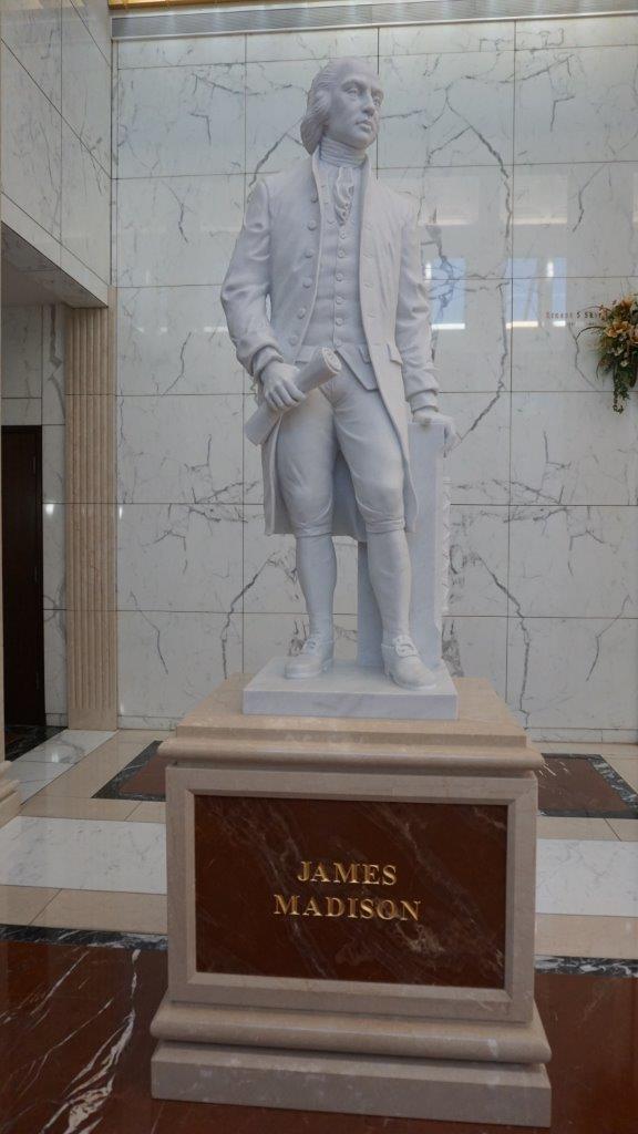 James Madison mausoleum statue in ft worth texas