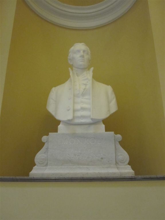 Monroe Bust at the Virginia State Capitol