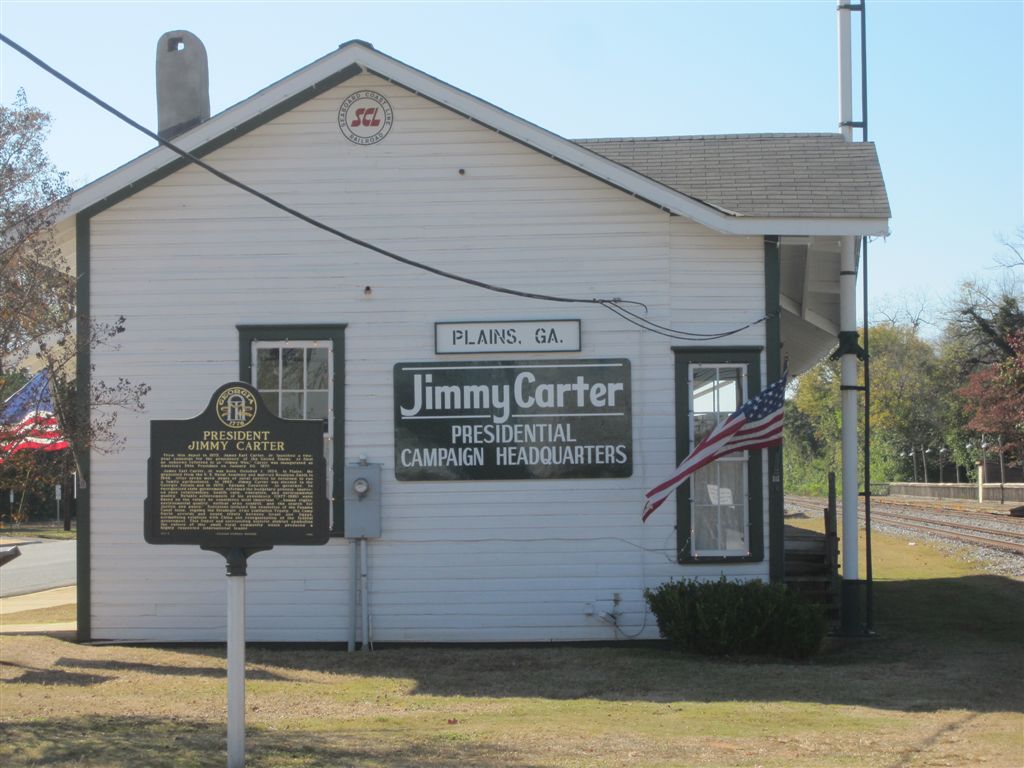 Jimmy Carter historical sites in Plains, Georgia 