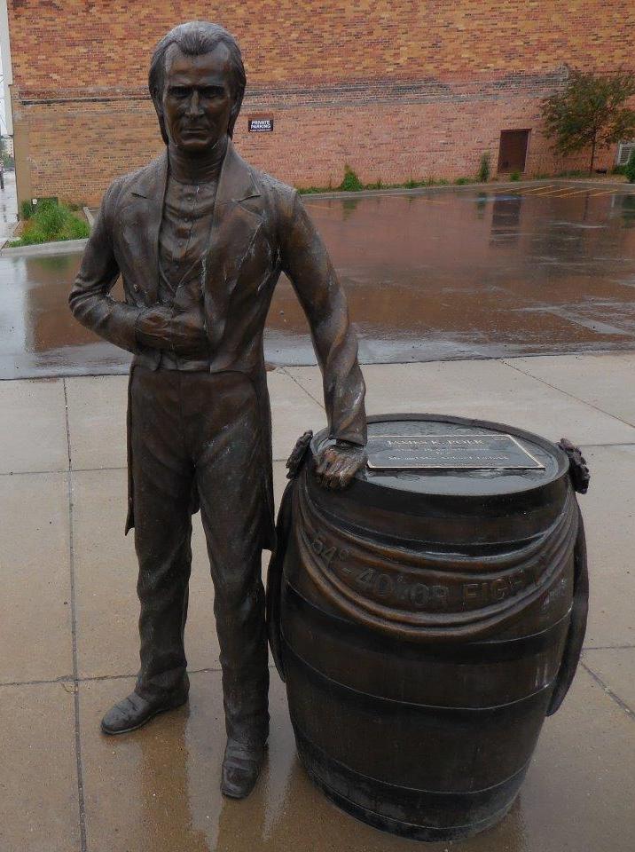 James Polk statue in Rapid City, South Dakota