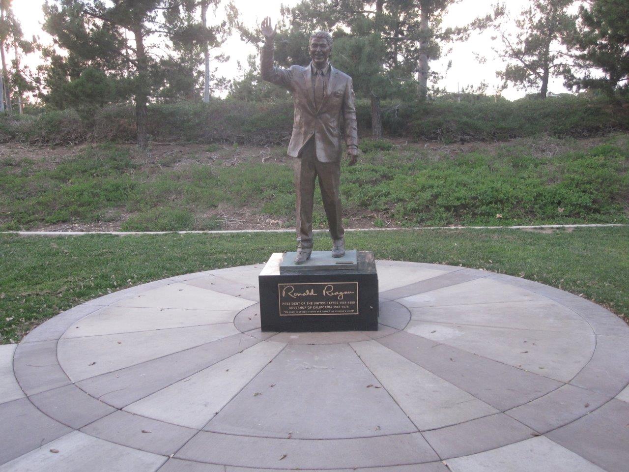 Reagan Statue in Newport Beach, California