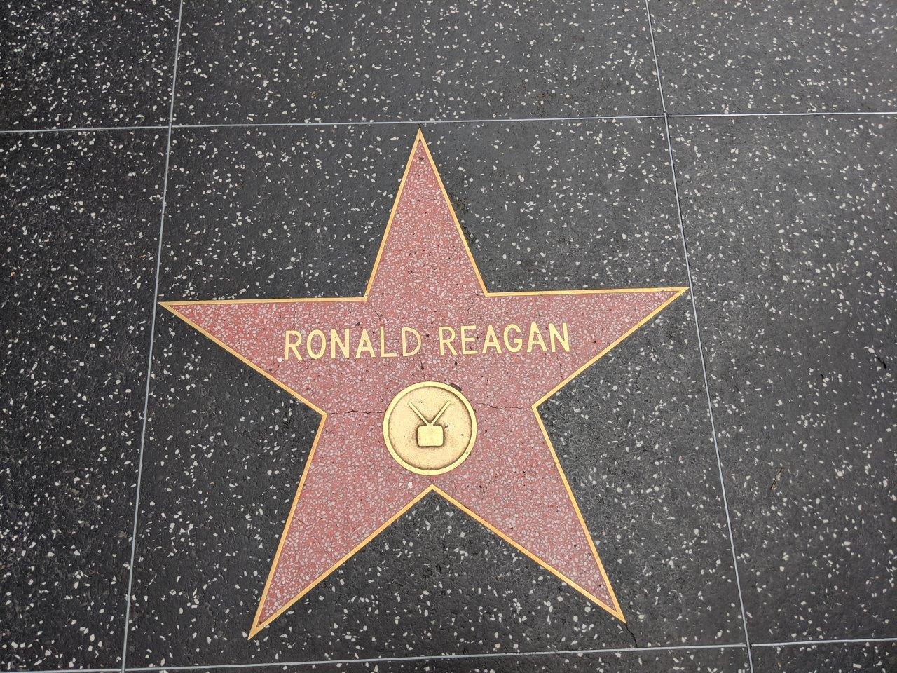Ronald Reagan Star on Hollywood Walk of Fame