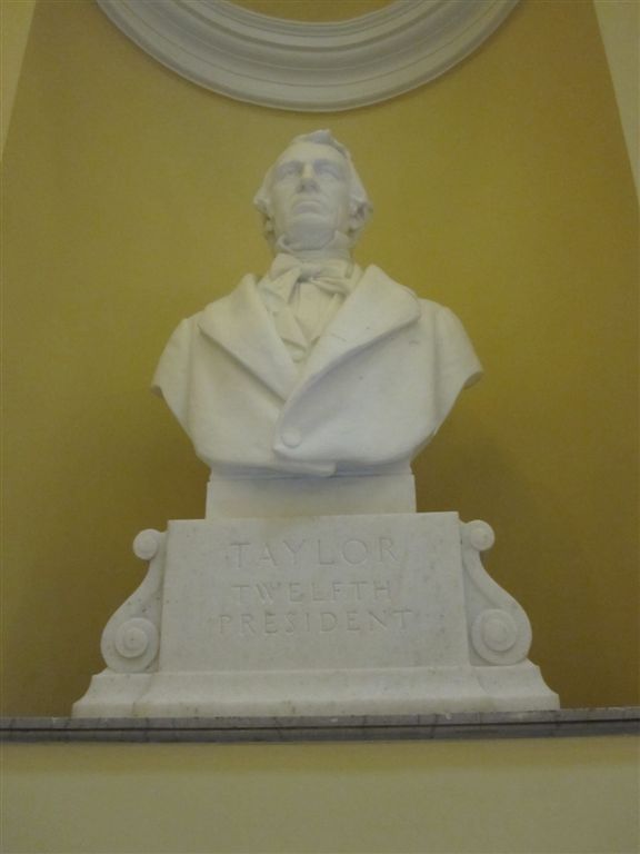Taylor Bust at the Virginia State Capitol