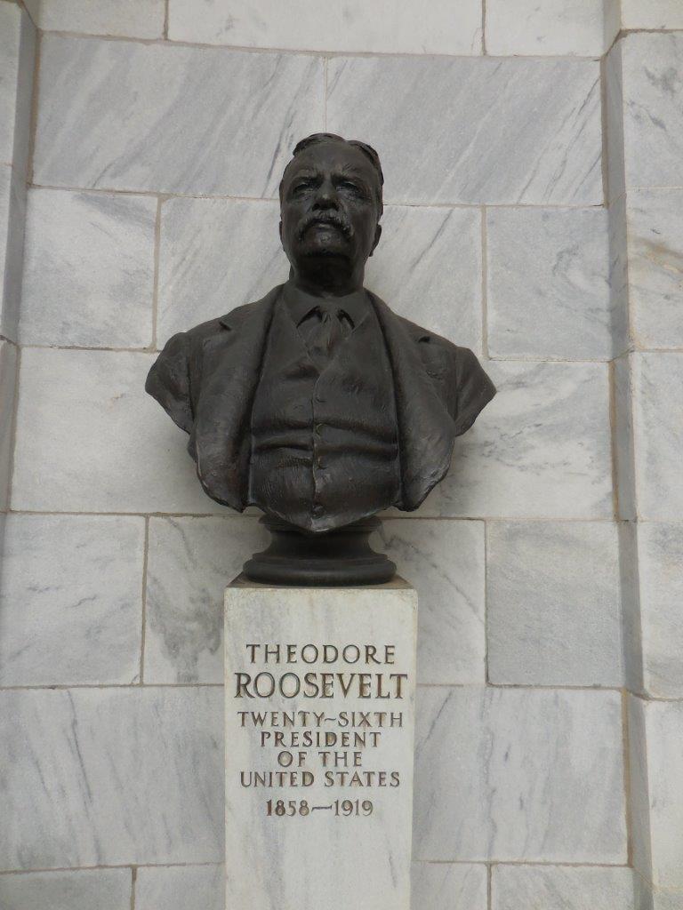 Teddy Roosevelt Bust at the William McKinley National Memorial in Niles, Ohio