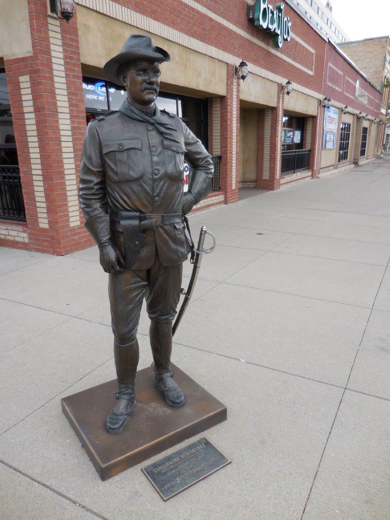 Theodore Roosevelt statue in Rapid City, South Dakota