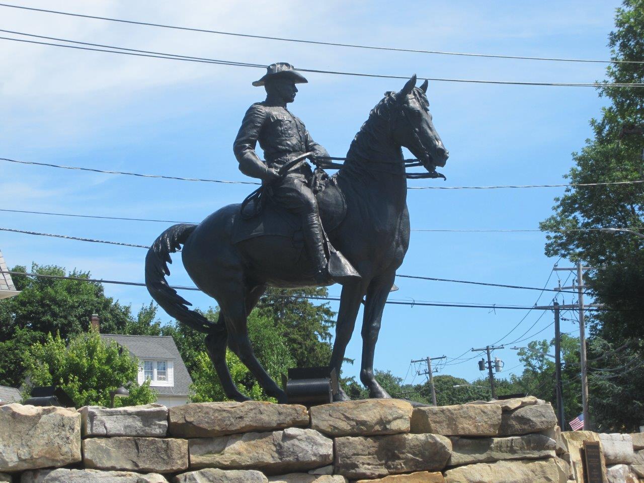 Theodore Roosevelt statue in Oyster Bay