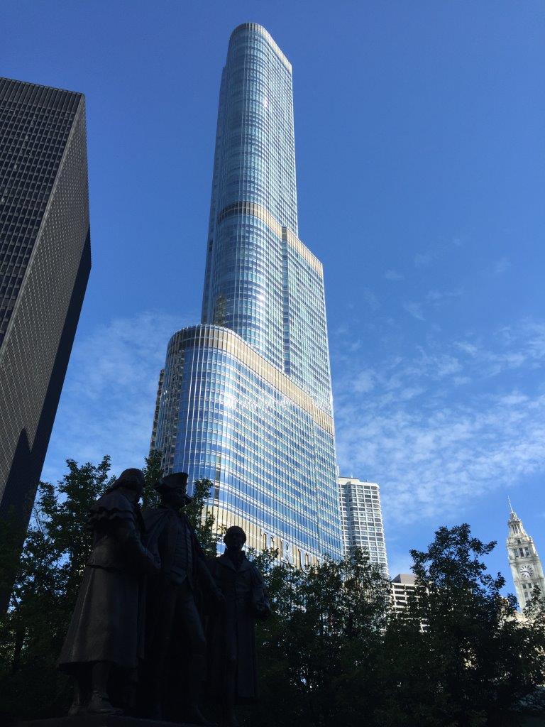 George Washington statue in Chicago