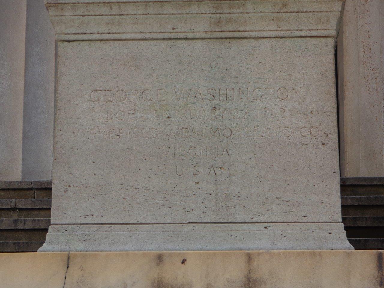 George Washingtion Inaugural site in New York City