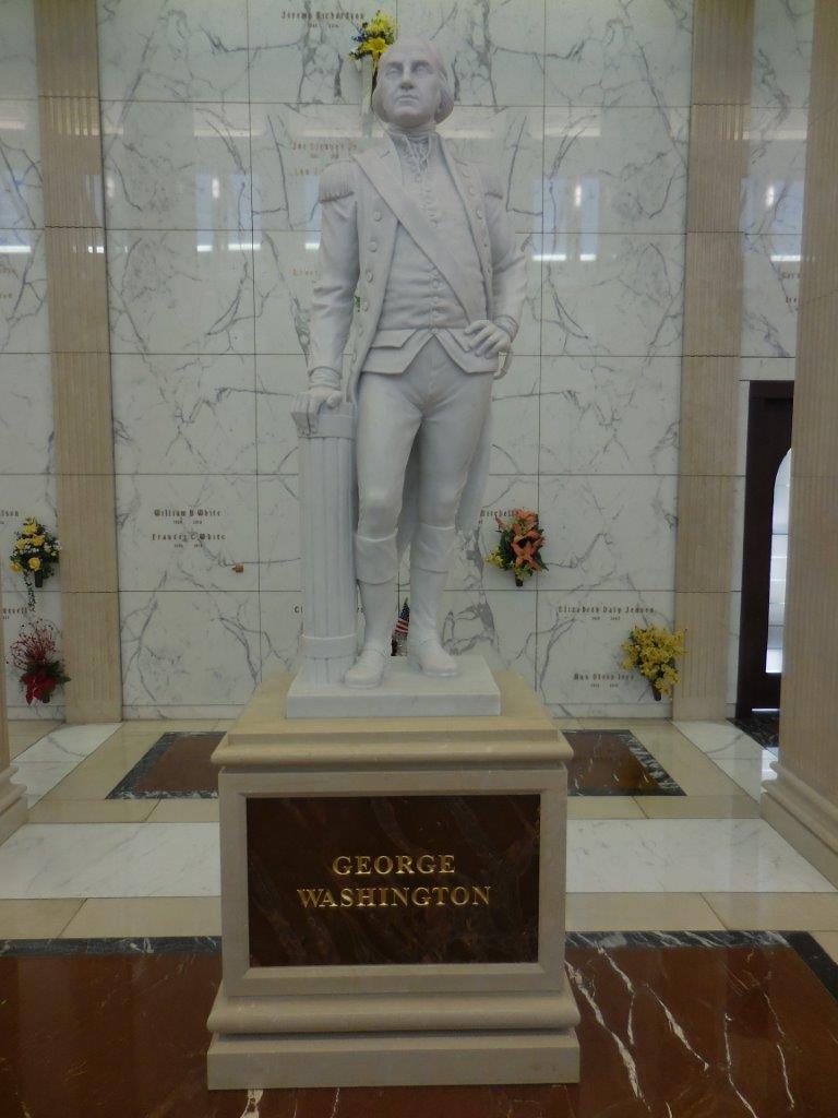 George Washington mausoleum statue in ft worth texas