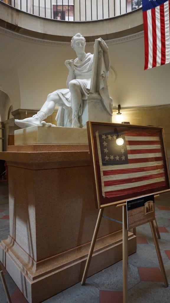 George Washington statue inside the North Carolina Capitol