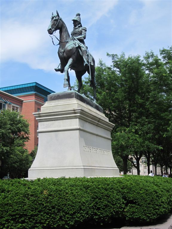 William Henry Harrison statue in Cincinnati
